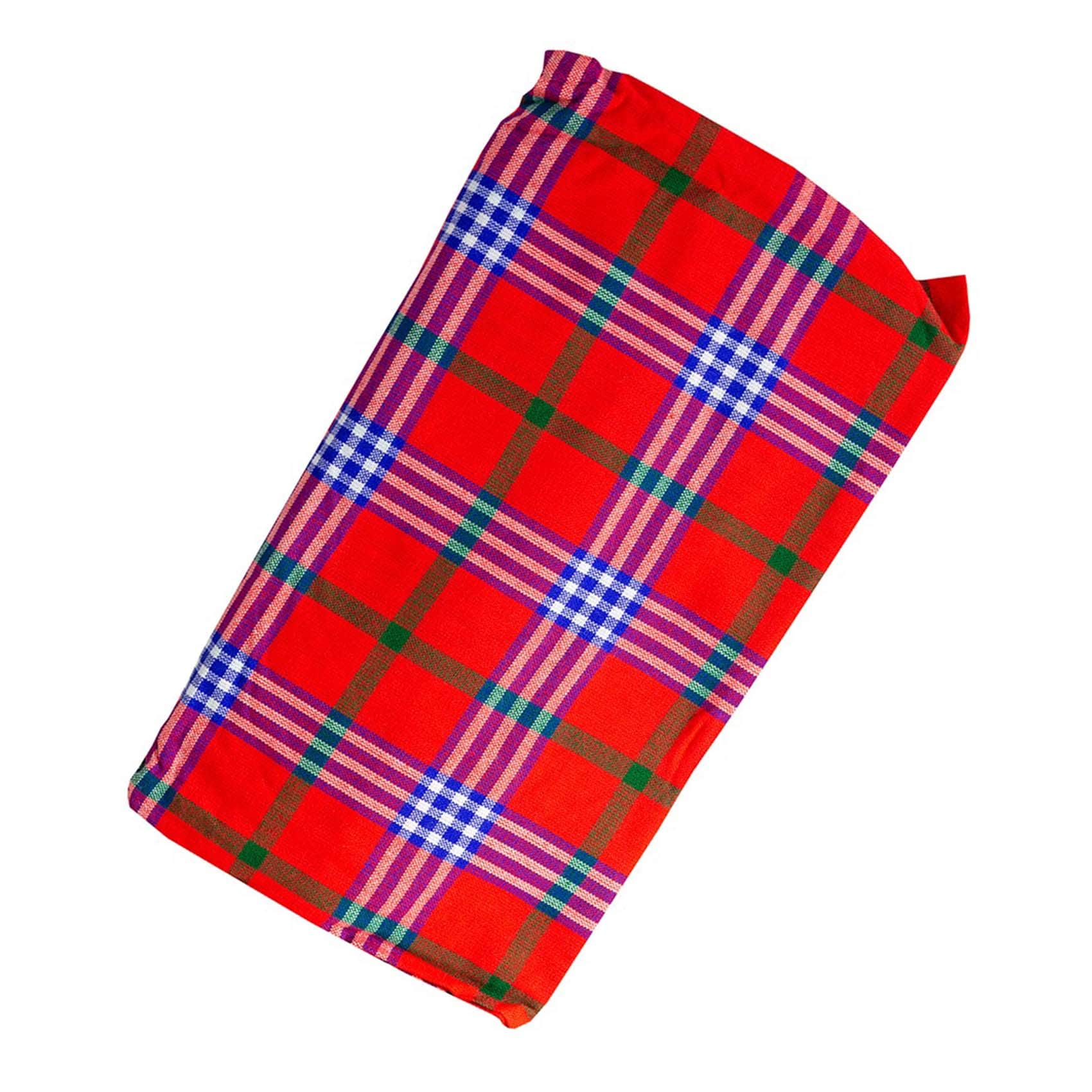 Striped Red and Blue Masai Shuka