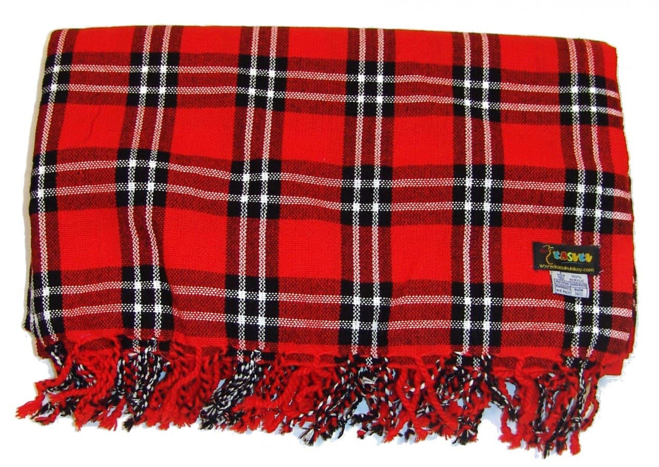 Striped Red and Black Masai